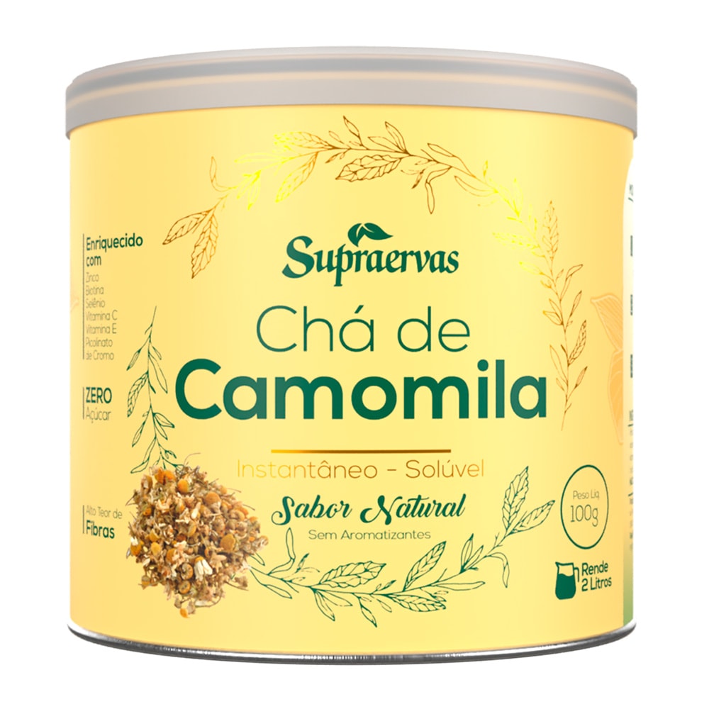 CH DE CAMOMILA Sabor Natural 100g