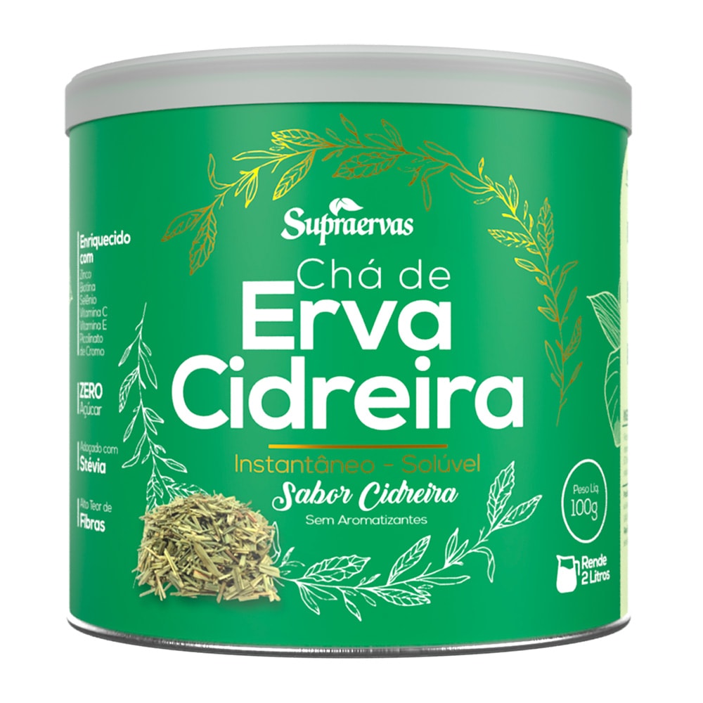 CH DE ERVA CIDREIRA Sabor Natural 100g