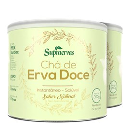 CHÁ DE ERVA DOCE 200g - Sabor Natural