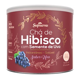 CHÁ DE HIBISCO c/Semente de Uva 200g - Sabor Uva