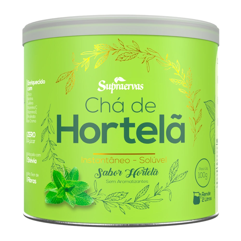 CHÁ DE HORTELÃ - Sabor Natural 100g