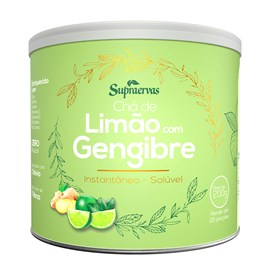 CHÁ DE LIMÃO C/GENGIBRE - Sabor Limão 200g