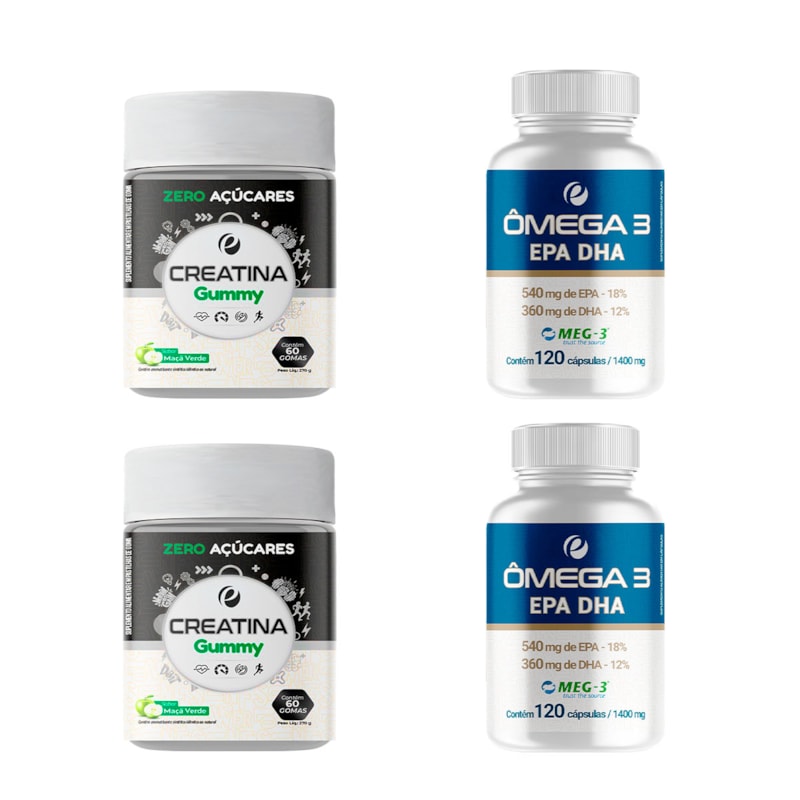 COMBO - CREATINA GUMMY + ÔMEGA 3