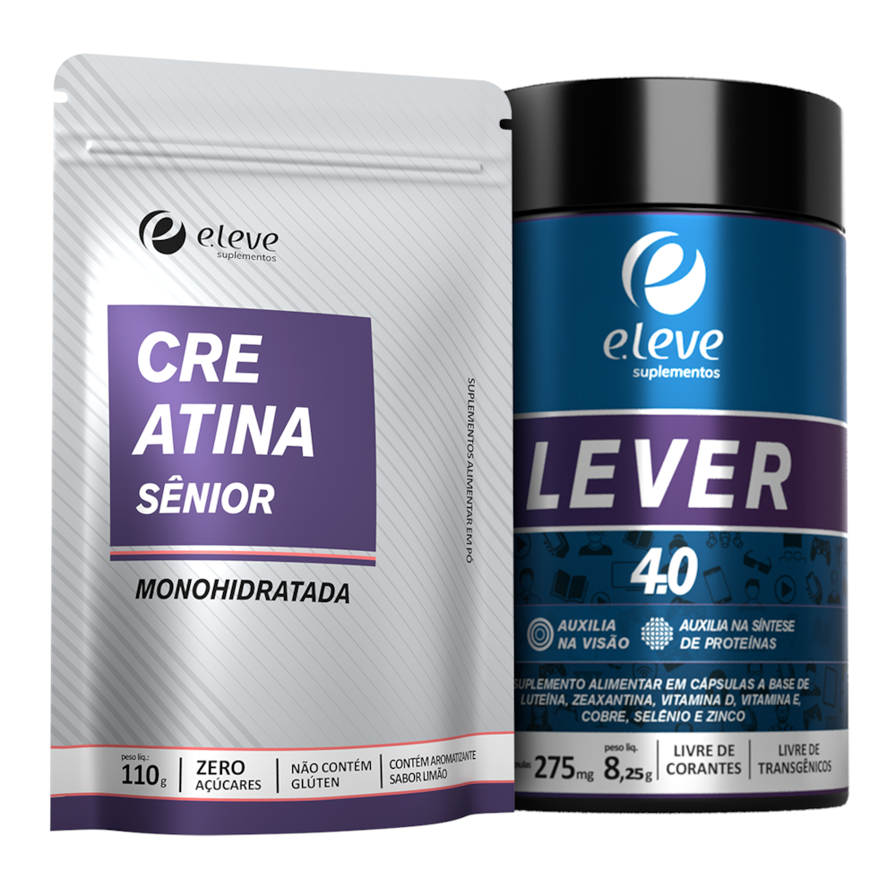 Combo - Creatina Sênior e Lever 4.0