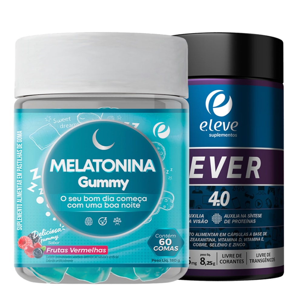 COMBO - LEVER 4.0 + MELATONINA GUMMY COMBO - LEVER 4.0 + MELATONINA GUMMY