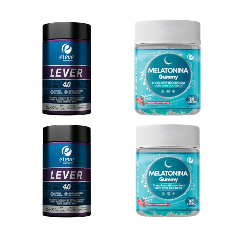 COMBO - LEVER 4.0 + MELATONINA GUMMY