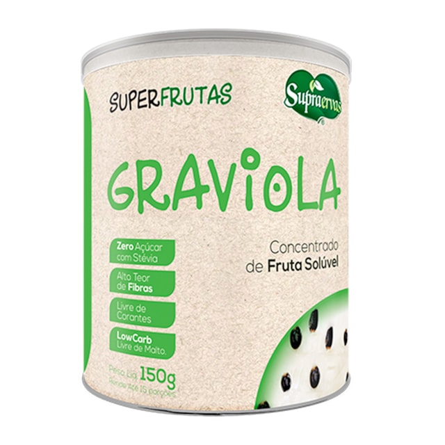 GRAVIOLA 150g - Concentrado de Fruta Solúvel