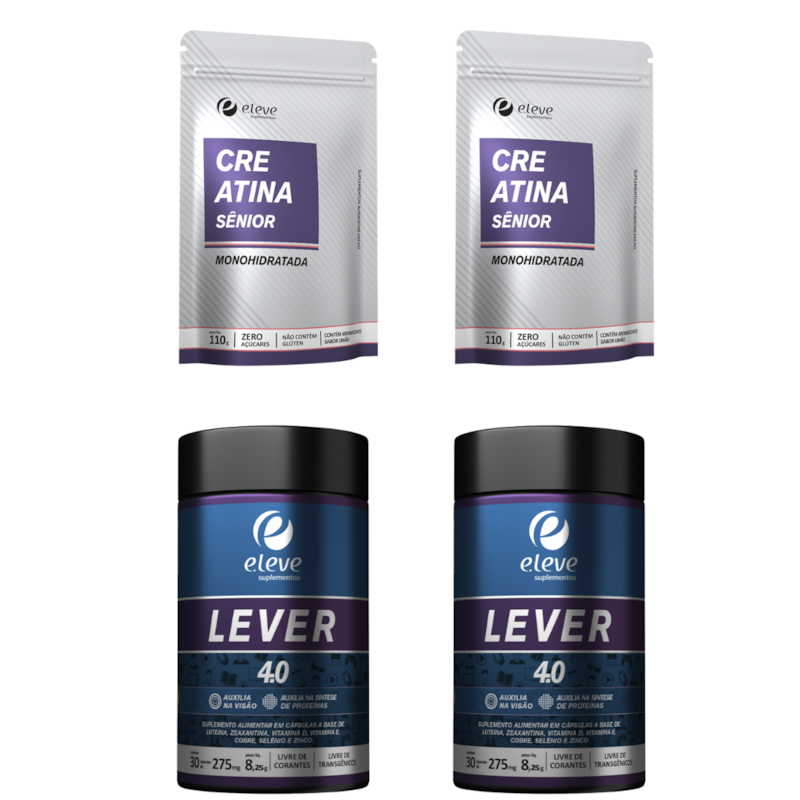 Kit - Creatina Sênior e Lever 4.0 Kit - Creatina Sênior e Lever 4.0