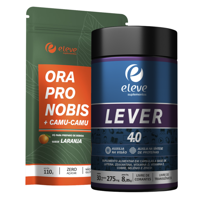 Kit - Lever 4.0 e Camu Camu Ora Pro Nobis Kit - Lever 4.0 e Camu Camu Ora Pro Nobis