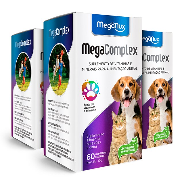 Suplemento MEGA-HEP B12 30comp - Cães e Gatos - Nmalls Pet Center