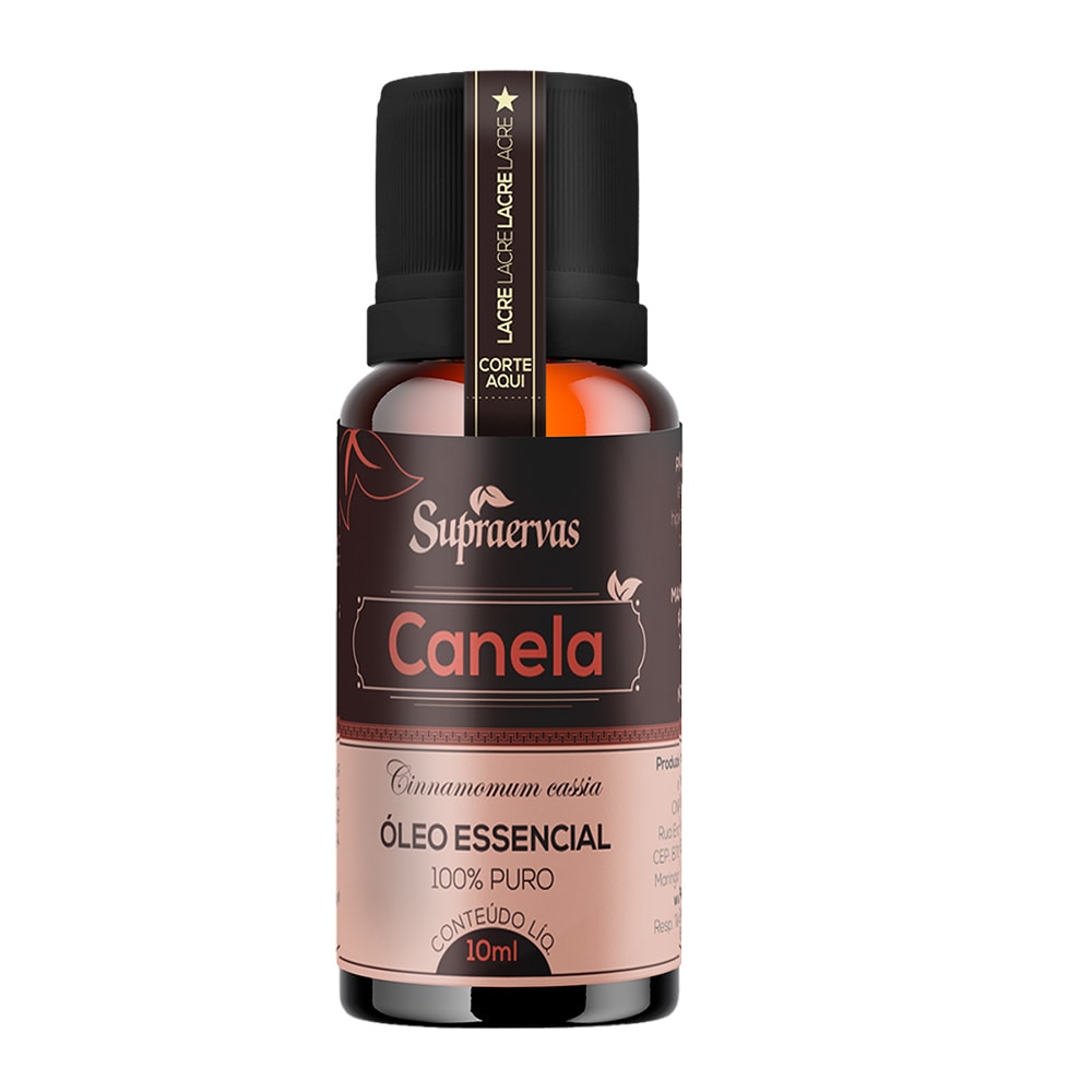OLEO ESSENCIAL DE CANELA 10ML - Supra Ervas