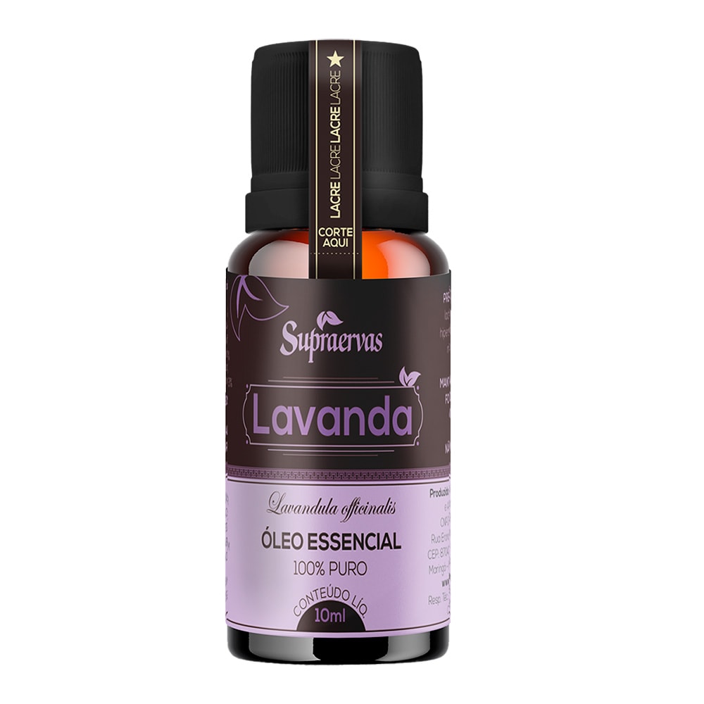 OLEO ESSENCIAL DE LAVANDA 10ML - Supra Ervas