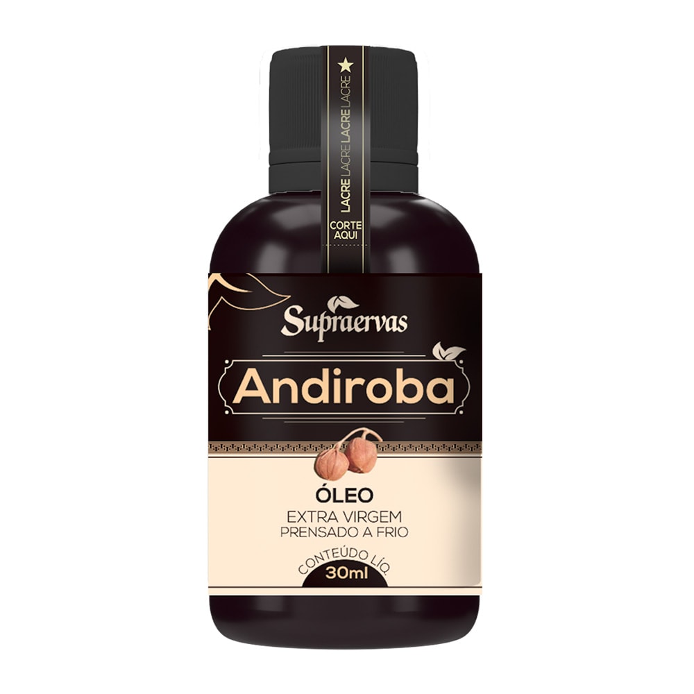 OLEO VEGETAL DE ANDIROBA 30ML - Supra Ervas